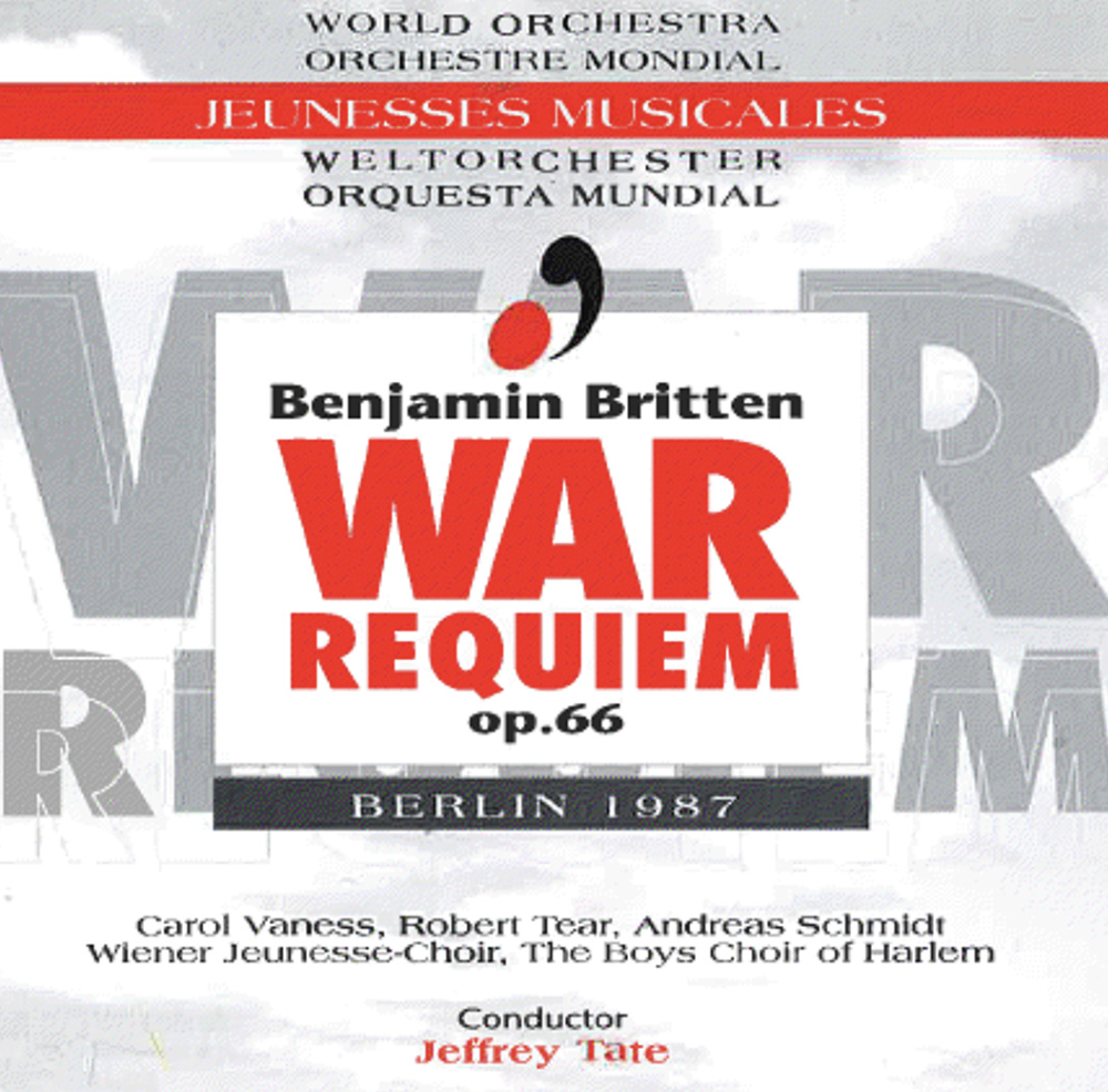 Cover art for JMWO plays Benjamin Britten’s War Requiem op.66